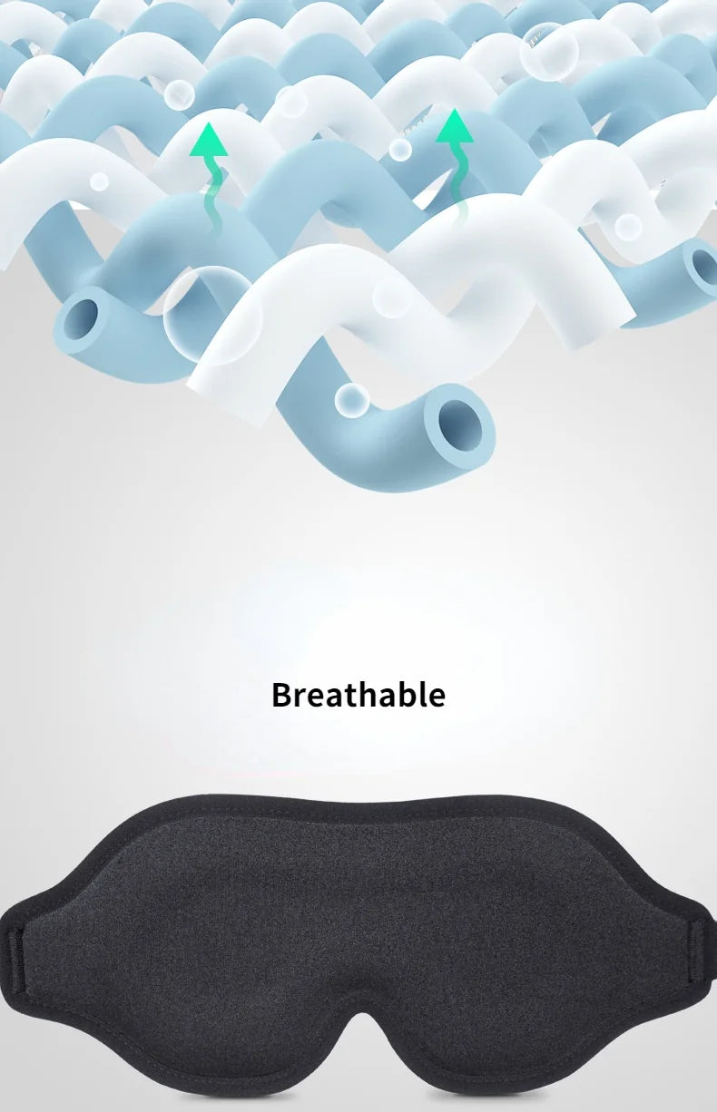 3D Silk Memory Foam Sleep Mask