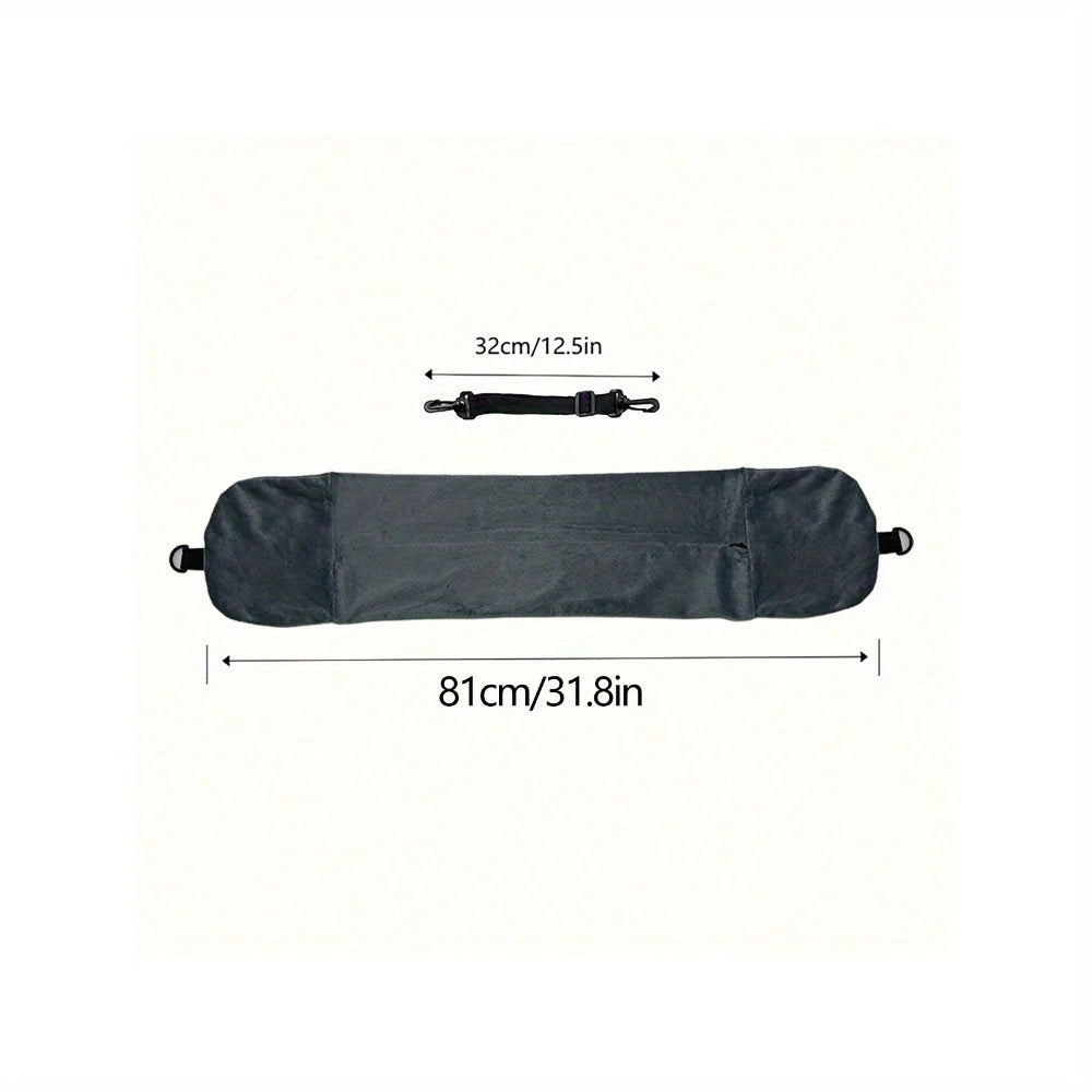 Adjustable Travel Neck Pillow with Storage Pouch