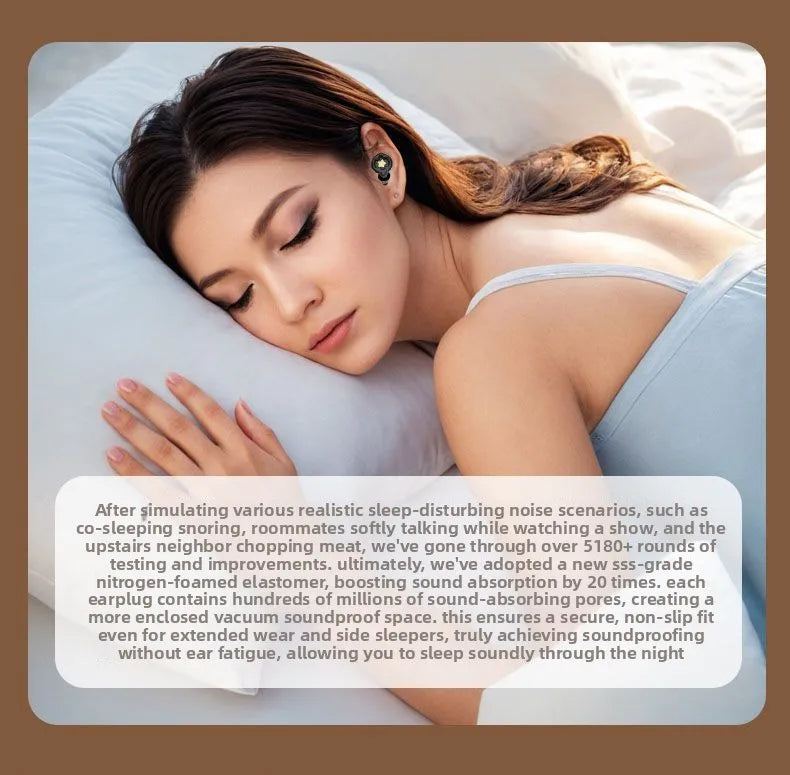 Noise-Blocking Earplugs for Sleeping and Snoring Reduction