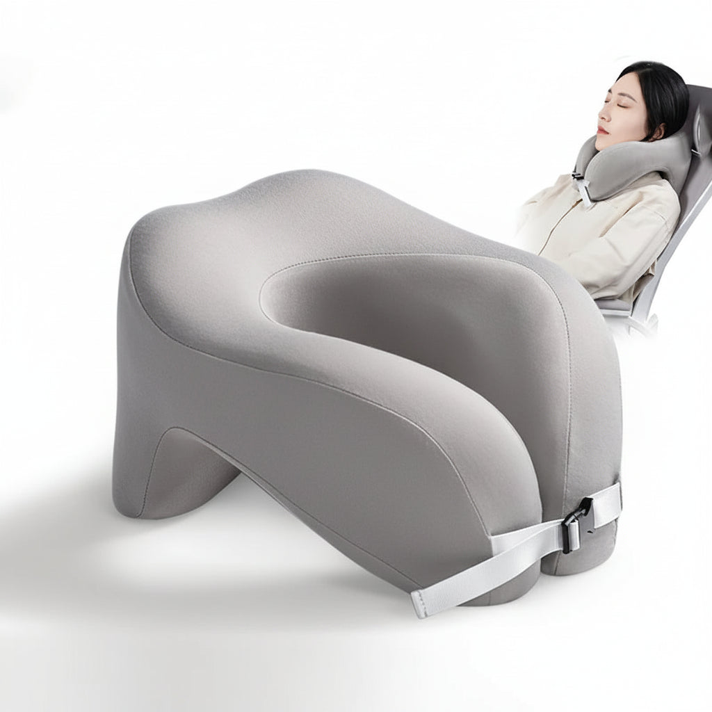 Premium U-Shaped Travel Neck Pillow
