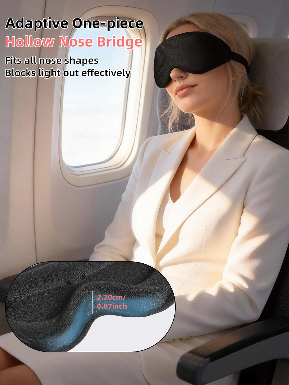 3D Light-Blocking Sleep Mask