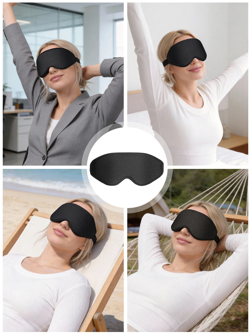 3D Light-Blocking Sleep Mask