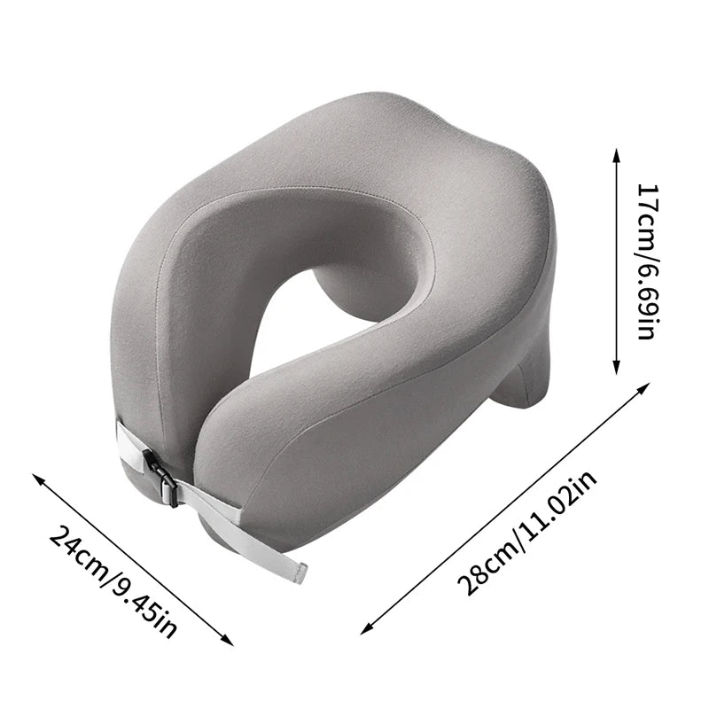 Premium U-Shaped Travel Neck Pillow