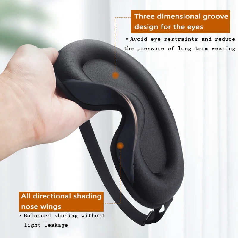 3D Blackout Memory Foam Sleep Mask