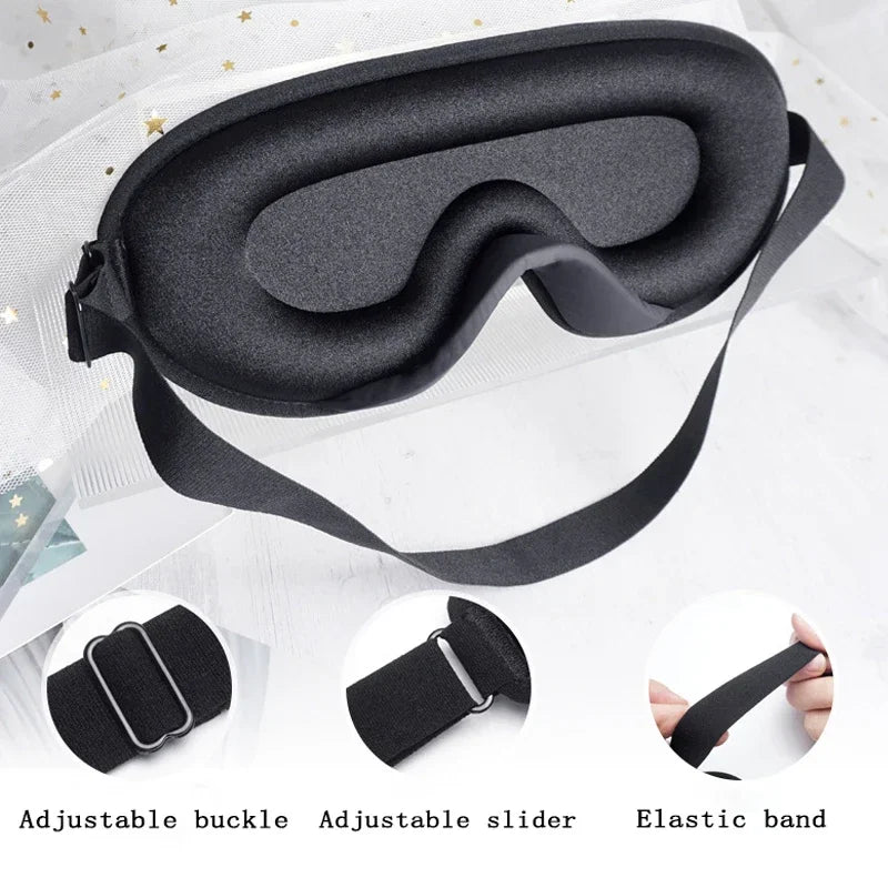 3D Blackout Memory Foam Sleep Mask