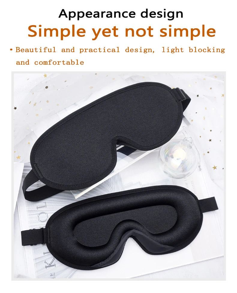 3D Blackout Memory Foam Sleep Mask