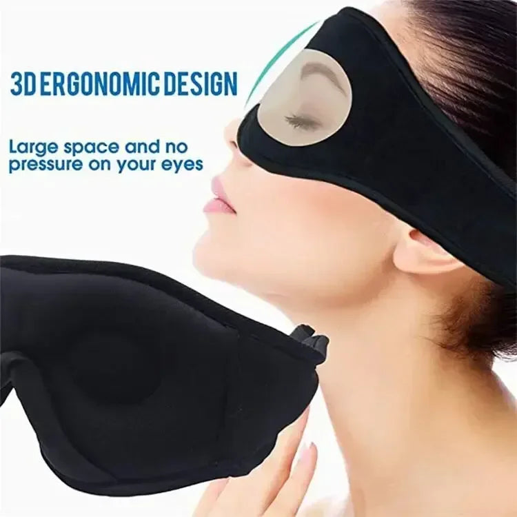 3D Bluetooth Sleep Eye Mask with Built-in Headphones