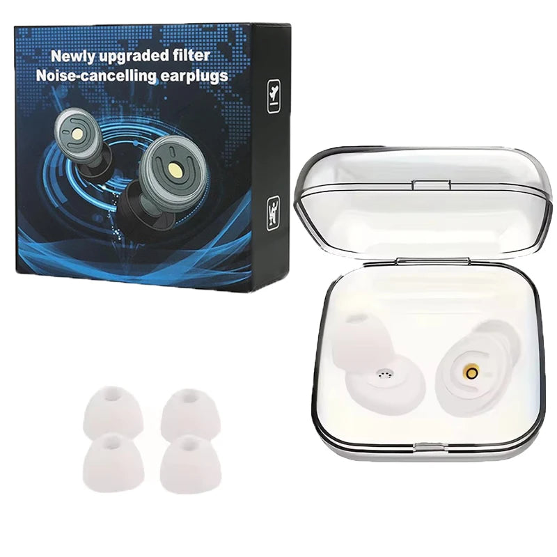 Noise Reduction Silicone Ear Plugs for Sleep and Hearing Protection
