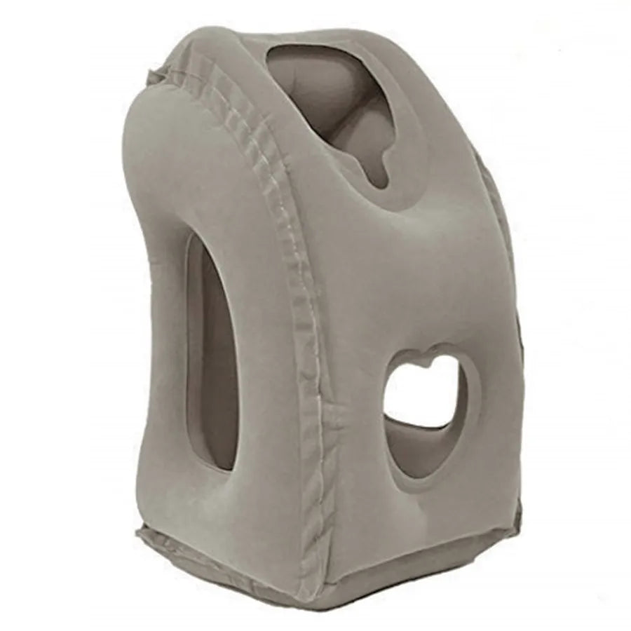 Inflatable Travel Neck Pillow with Head Support