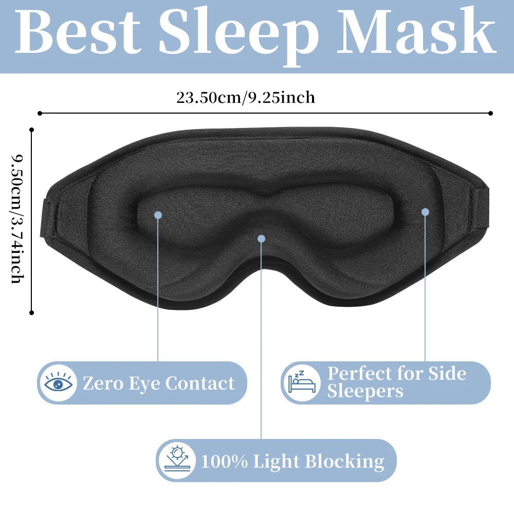 3D Light-Blocking Sleep Mask