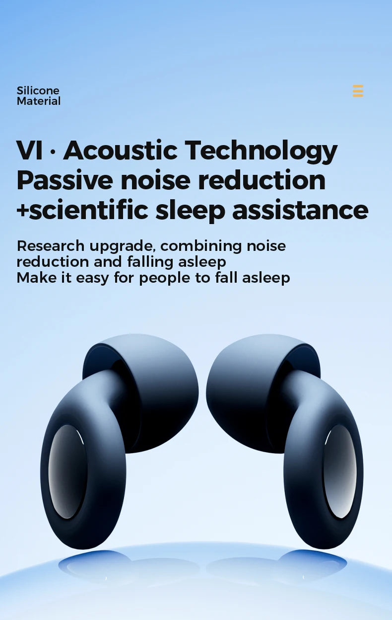 25dB Silicone Ear Plugs for Sleeping and Noise Reduction