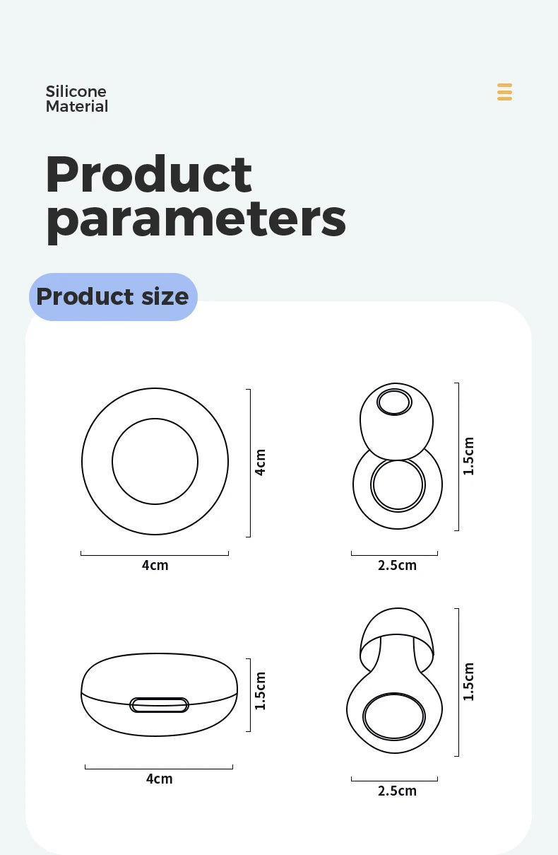 25dB Silicone Ear Plugs for Sleeping and Noise Reduction