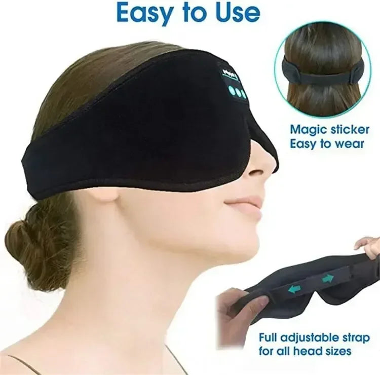 3D Bluetooth Sleep Eye Mask with Built-in Headphones