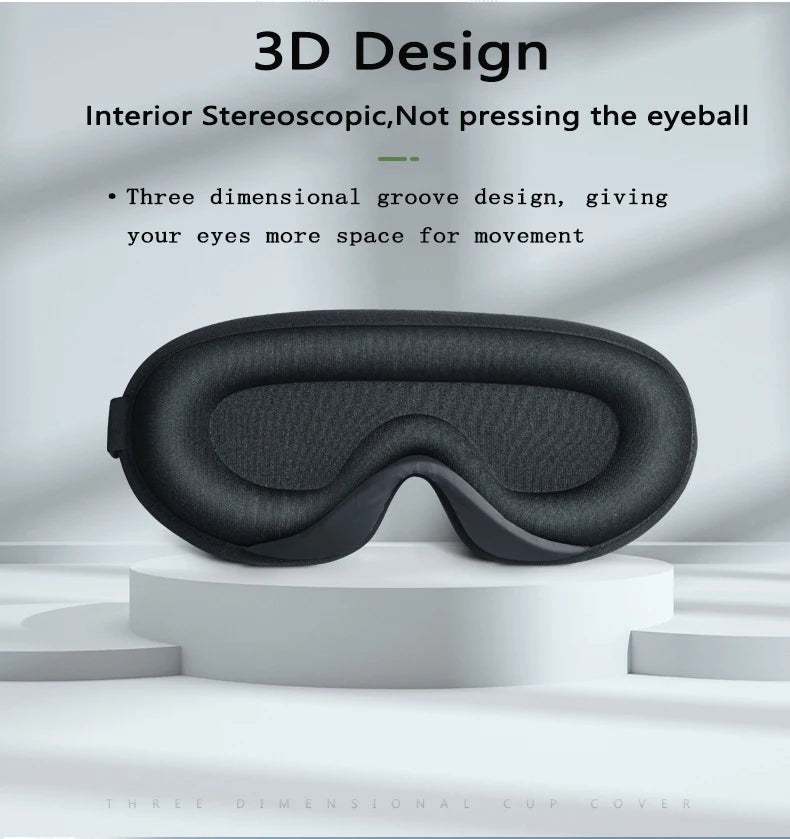 3D Blackout Memory Foam Sleep Mask