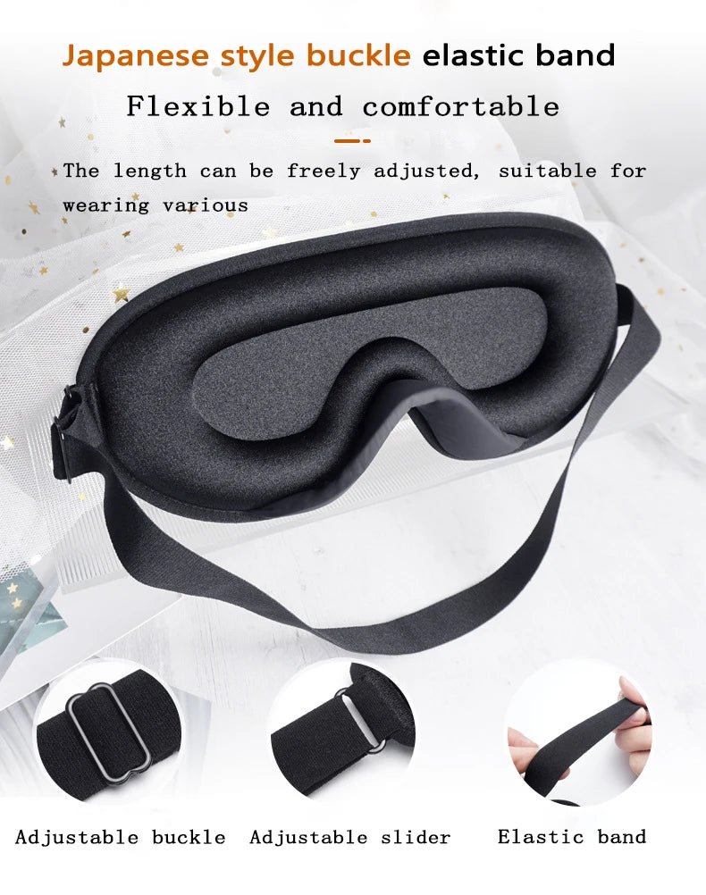 3D Blackout Memory Foam Sleep Mask
