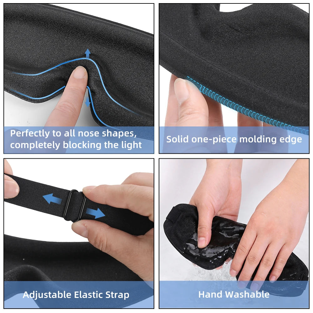 3D Light-Blocking Sleep Mask