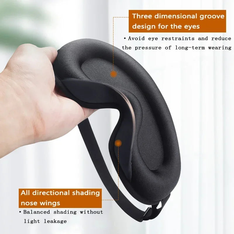 3D Blackout Memory Foam Sleep Mask