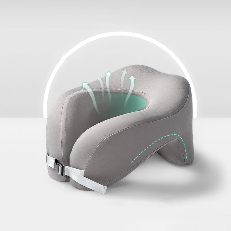 Premium U-Shaped Travel Neck Pillow