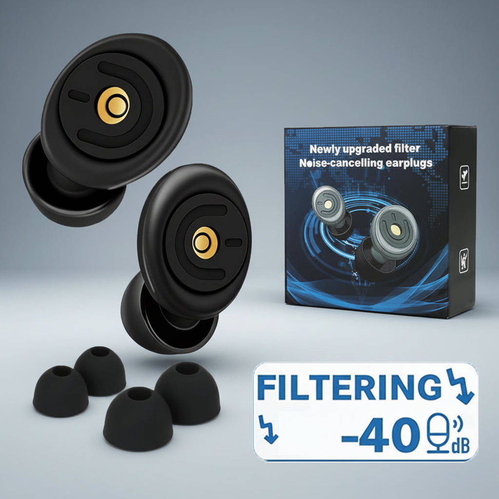 Noise Reduction Silicone Ear Plugs for Sleep and Hearing Protection