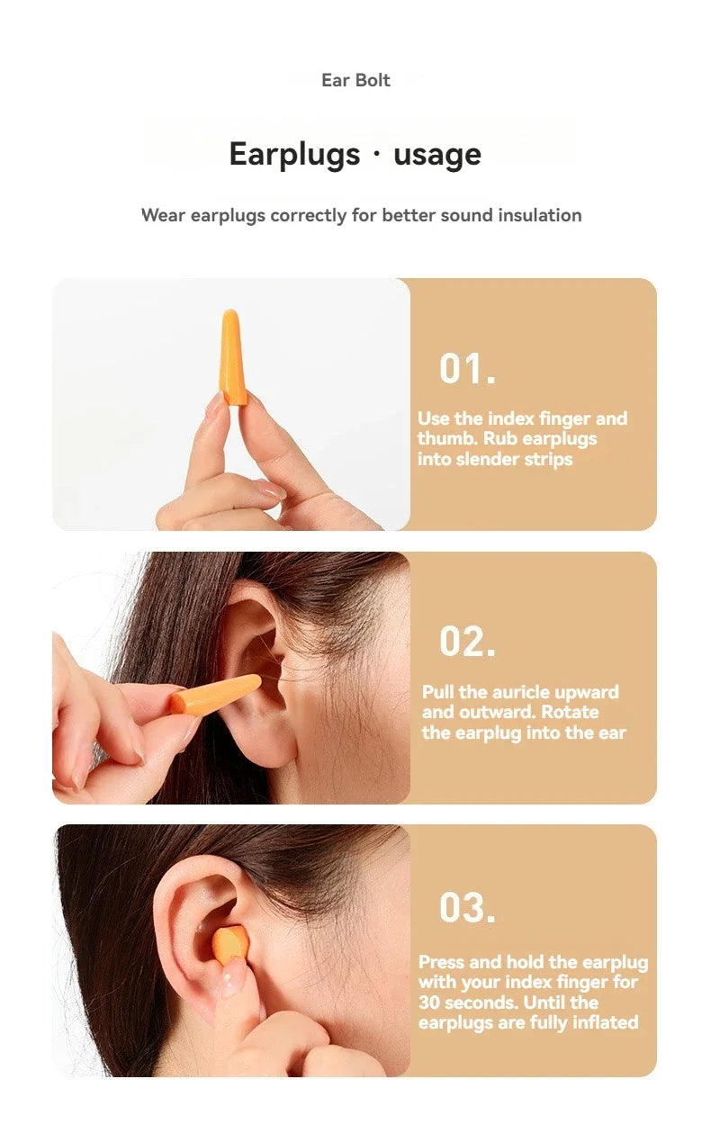 Noise-Reducing Sleep Earplugs for Deep Rest and Travel